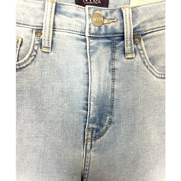 NYDJ Womens 4 Northstar Blue High Rise Relaxed Straight Casual Denim Jeans NWT - Picture 5 of 6